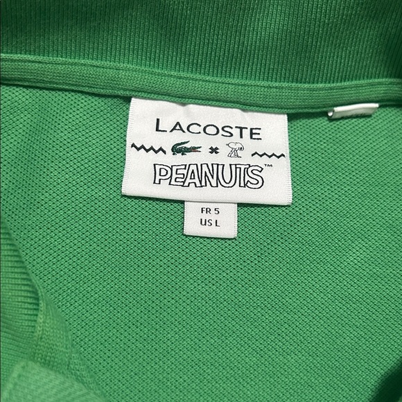 Vintage Lacoste X Peanuts Green Polo - Picture 2 of 4